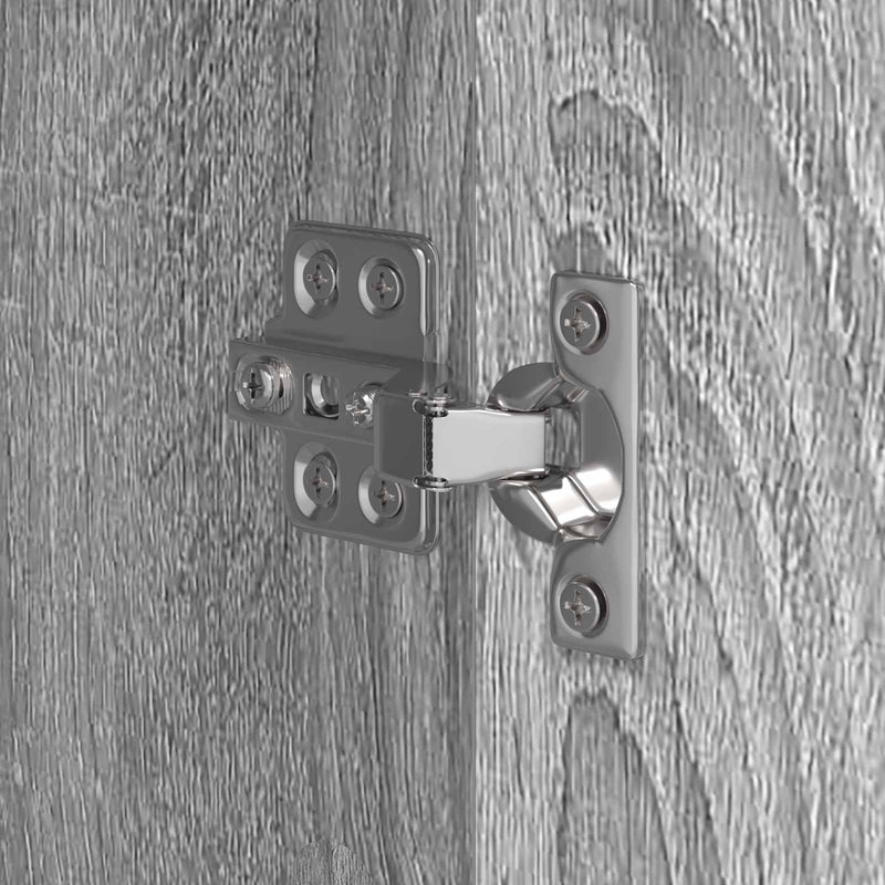 vidaXL Fürdőszoba Székény Szürke Sonoma 40 x 30 x 180 cm Faanyag