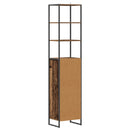 vidaXL Fürdőszoba Székény fiókkal Öreg fa 40 x 30 x 180 cm Faanyag