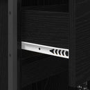 vidaXL Fürdőszoba Székény Fekete tölgy 40 x 30 x 100 cm Faanyag