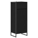 vidaXL Fürdőszoba Székény Fekete tölgy 40 x 30 x 100 cm Faanyag