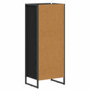 vidaXL Fürdőszoba Székény Fekete tölgy 40 x 30 x 100 cm Faanyag