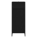 vidaXL Fürdőszoba Székény Fekete tölgy 40 x 30 x 100 cm Faanyag