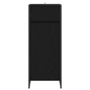 vidaXL Fürdőszoba Székény Fekete tölgy 40 x 30 x 100 cm Faanyag
