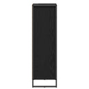 vidaXL Fürdőszoba Székény Fekete tölgy 40 x 30 x 100 cm Faanyag