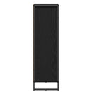 vidaXL Fürdőszoba Székény Fekete tölgy 40 x 30 x 100 cm Faanyag
