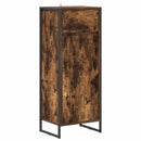 vidaXL Fürdőszoba Székény Füstös tölgy 40 x 30 x 100 cm Faanyag