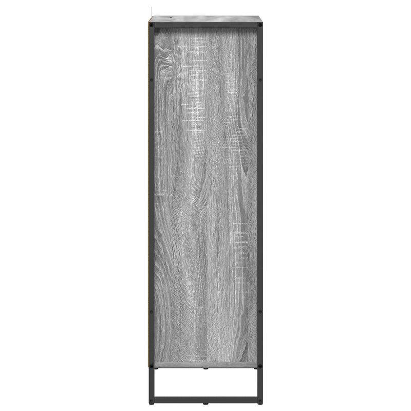 vidaXL Fürdőszoba Székény Szürke Sonoma 40 x 30 x 100 cm Faanyag