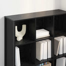 vidaXL Könyvespolc Fekete tölgy 99.5 x 30 x 108.5 cm Faanyag