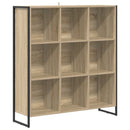 vidaXL Könyvespolc Sonoma 99.5 x 30 x 108.5 cm Faanyag