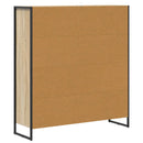 vidaXL Könyvespolc Sonoma 99.5 x 30 x 108.5 cm Faanyag