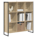 vidaXL Könyvespolc Sonoma 99.5 x 30 x 108.5 cm Faanyag