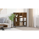 vidaXL Könyvespolc Füstös tölgy 99.5 x 30 x 108.5 cm Faanyag