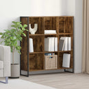 vidaXL Könyvespolc Füstös tölgy 99.5 x 30 x 108.5 cm Faanyag