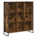 vidaXL Könyvespolc Füstös tölgy 99.5 x 30 x 108.5 cm Faanyag