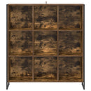 vidaXL Könyvespolc Füstös tölgy 99.5 x 30 x 108.5 cm Faanyag