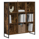 vidaXL Könyvespolc Füstös tölgy 99.5 x 30 x 108.5 cm Faanyag