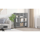 vidaXL Könyvespolc Szürke Sonoma 99.5 x 30 x 108.5 cm Faanyag