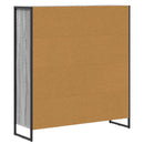 vidaXL Könyvespolc Szürke Sonoma 99.5 x 30 x 108.5 cm Faanyag