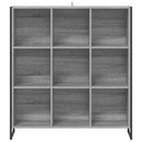 vidaXL Könyvespolc Szürke Sonoma 99.5 x 30 x 108.5 cm Faanyag