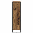 vidaXL Könyvespolc Öreg fa 99.5 x 30 x 108.5 cm Faanyag