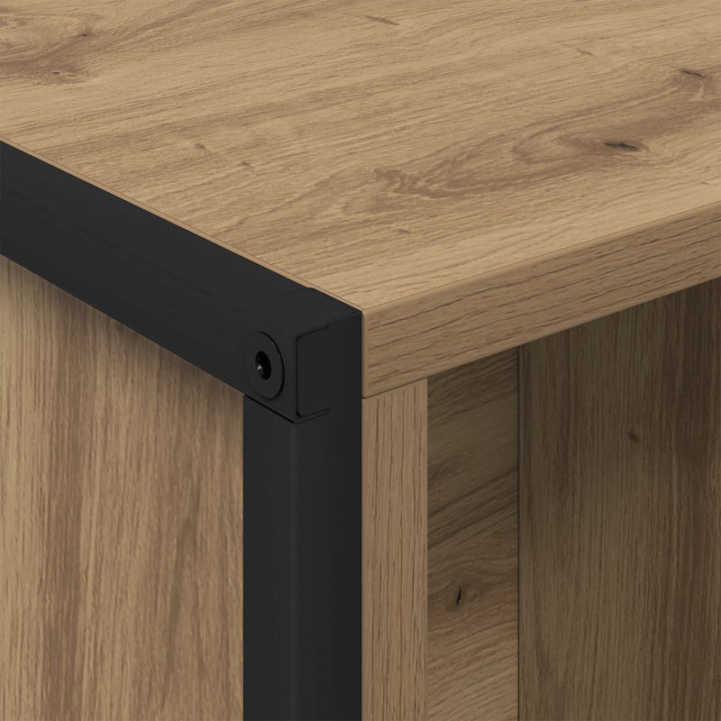 vidaXL Könyvespolc Művészi tölgy 99.5 x 30 x 108.5 cm Faanyag