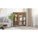 vidaXL Könyvespolc Művészi tölgy 99.5 x 30 x 108.5 cm Faanyag