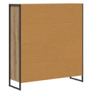 vidaXL Könyvespolc Művészi tölgy 99.5 x 30 x 108.5 cm Faanyag