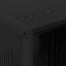 vidaXL Könyvespolc Fekete tölgy 99.5 x 30 x 108.5 cm Faanyag