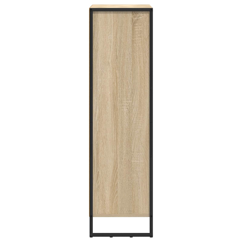 vidaXL Könyvespolc Sonoma 99.5 x 30 x 108.5 cm Faanyag