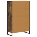 vidaXL Könyvespolc Füstös tölgy 99.5 x 30 x 108.5 cm Faanyag