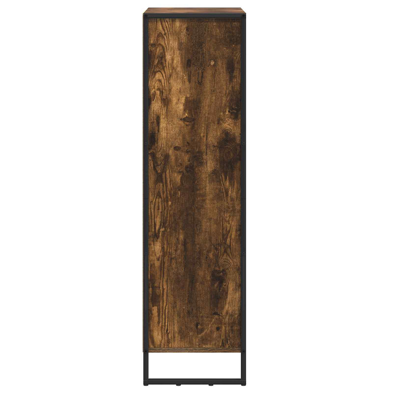 vidaXL Könyvespolc Füstös tölgy 99.5 x 30 x 108.5 cm Faanyag