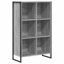 vidaXL Könyvespolc Szürke Sonoma 99.5 x 30 x 108.5 cm Faanyag