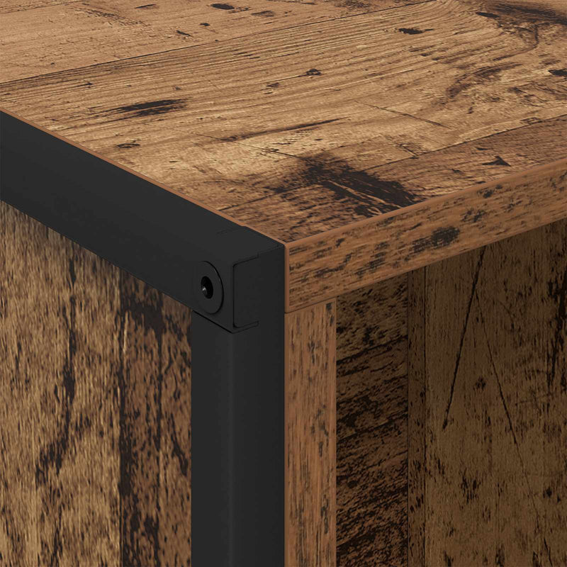 vidaXL Könyvespolc Öreg fa 99.5 x 30 x 108.5 cm Faanyag