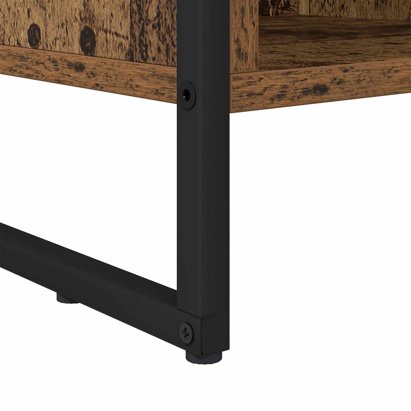 vidaXL Könyvespolc Öreg fa 99.5 x 30 x 108.5 cm Faanyag