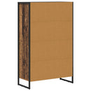 vidaXL Könyvespolc Öreg fa 99.5 x 30 x 108.5 cm Faanyag