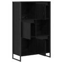 vidaXL Könyvespolc Fekete tölgy 68 x 30 x 108.5 cm Faanyag