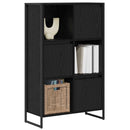 vidaXL Könyvespolc Fekete tölgy 68 x 30 x 108.5 cm Faanyag