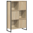 vidaXL Könyvespolc Sonoma 68 x 30 x 108.5 cm Faanyag