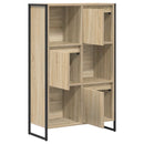 vidaXL Könyvespolc Sonoma 68 x 30 x 108.5 cm Faanyag