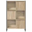 vidaXL Könyvespolc Sonoma 68 x 30 x 108.5 cm Faanyag