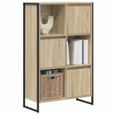 vidaXL Könyvespolc Sonoma 68 x 30 x 108.5 cm Faanyag