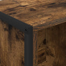 vidaXL Könyvespolc Füstös tölgy 68 x 30 x 108.5 cm Faanyag