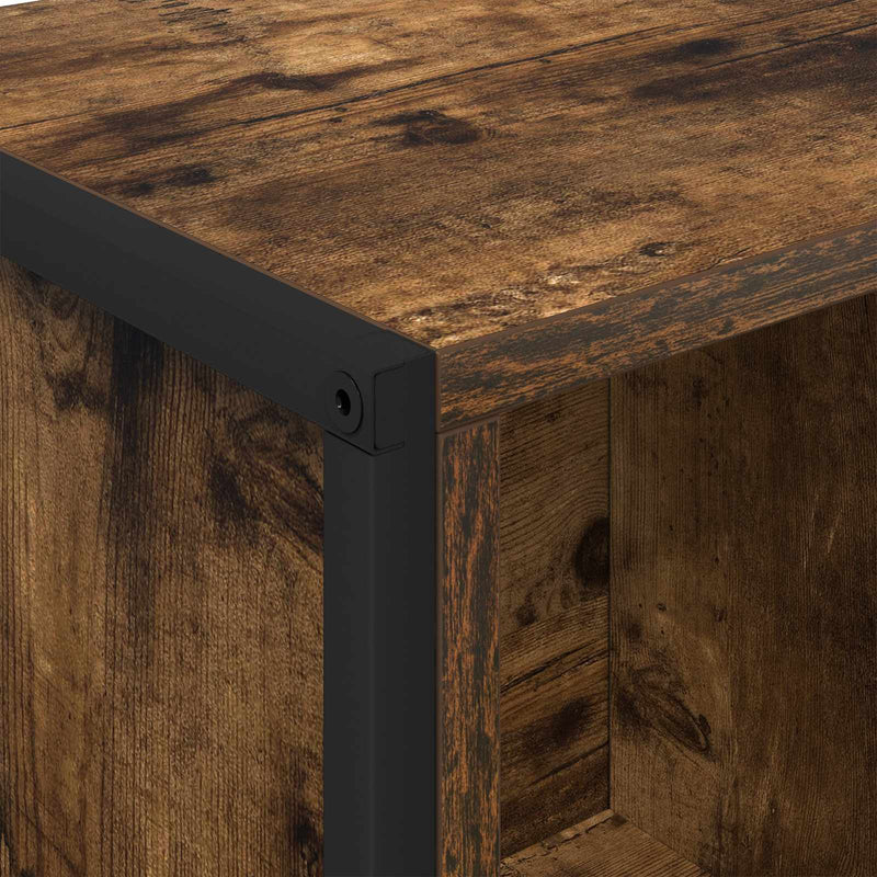 vidaXL Könyvespolc Füstös tölgy 68 x 30 x 108.5 cm Faanyag