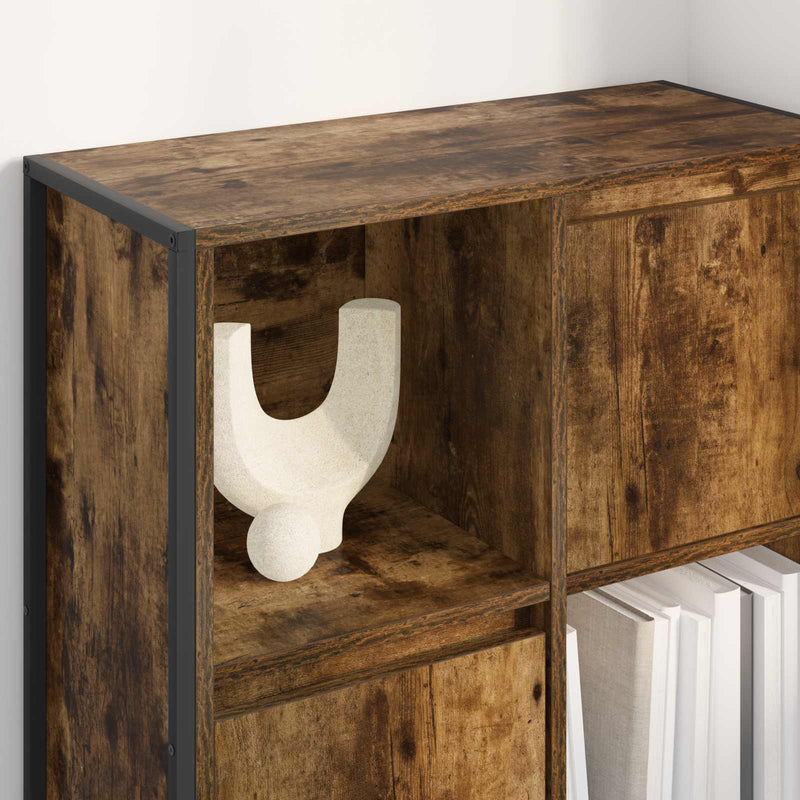 vidaXL Könyvespolc Füstös tölgy 68 x 30 x 108.5 cm Faanyag