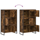 vidaXL Könyvespolc Füstös tölgy 68 x 30 x 108.5 cm Faanyag