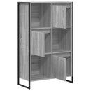 vidaXL Könyvespolc Szürke Sonoma 68 x 30 x 108.5 cm Faanyag