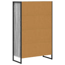 vidaXL Könyvespolc Szürke Sonoma 68 x 30 x 108.5 cm Faanyag