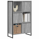 vidaXL Könyvespolc Szürke Sonoma 68 x 30 x 108.5 cm Faanyag