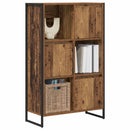 vidaXL Könyvespolc Öreg fa 68 x 30 x 108.5 cm Faanyag