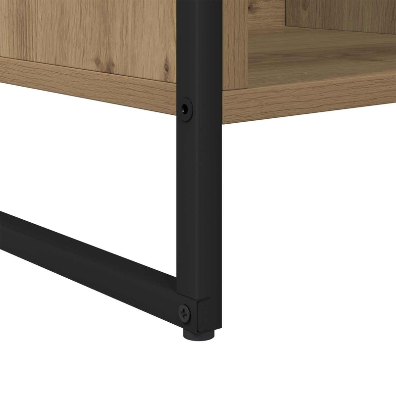 vidaXL Könyvespolc Művészi tölgy 68 x 30 x 108.5 cm Faanyag